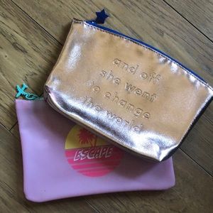 Two makeup bags !!!